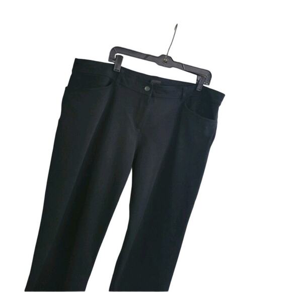 Eileen Fisher Stretch Ankle Pants Women's Size XL Black Pockets Career‎ Office - Picture 2 of 8